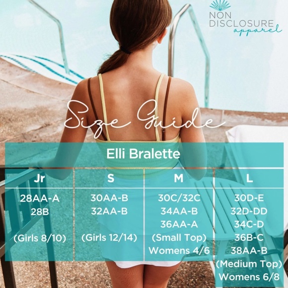 Non Disclosure Apparel - Eli Bralette - Women's Sz. Medium (bundle of two) - Picture 12 of 12